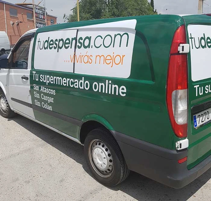 Furgonetas rotulación integral para TUDESPENSA | SerbeCar