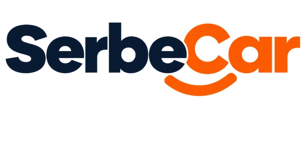 Logotipo negro y naranja web | SerbeCar