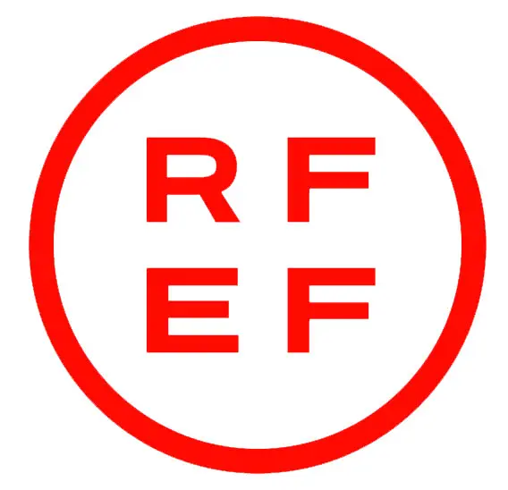 Logotipo de RFEF campaña autobús descapotable de SerbeCar